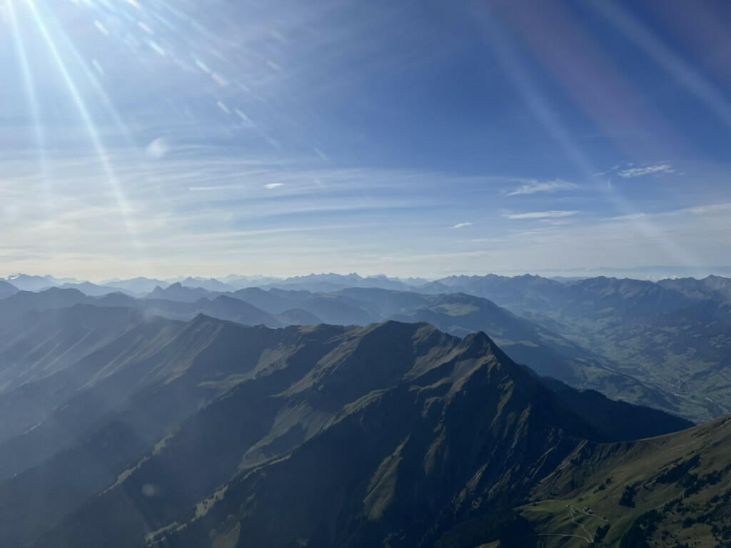 Swiss Alps directly from Zurich Airport
