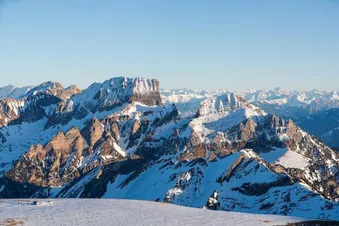Über dem Chäserrug mit Blick zum Sichelchamm