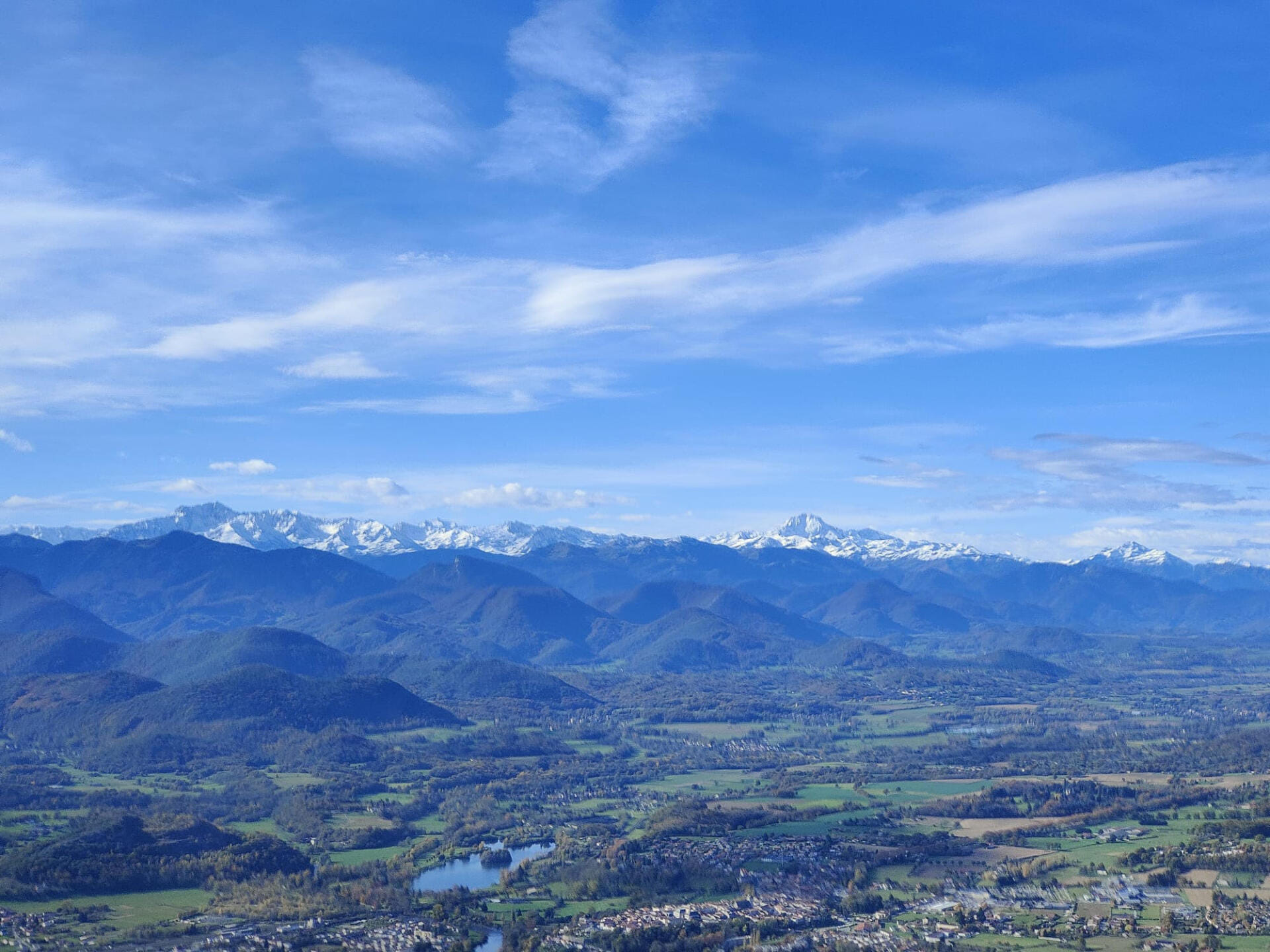 La chaîne des Pyrénées