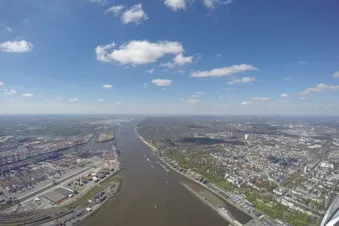 Elbe in Blickrichtung Nordsee