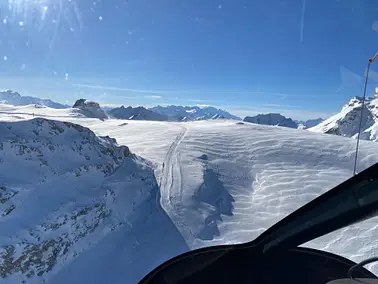 Helikopter Alpenrundflug – Glacier 3000 70min