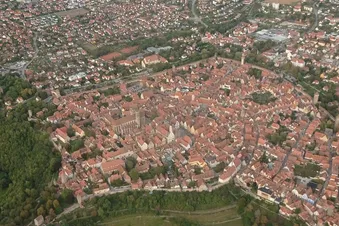 Erlebe das Taubertal u. Rothenburg ob der Tauber von oben