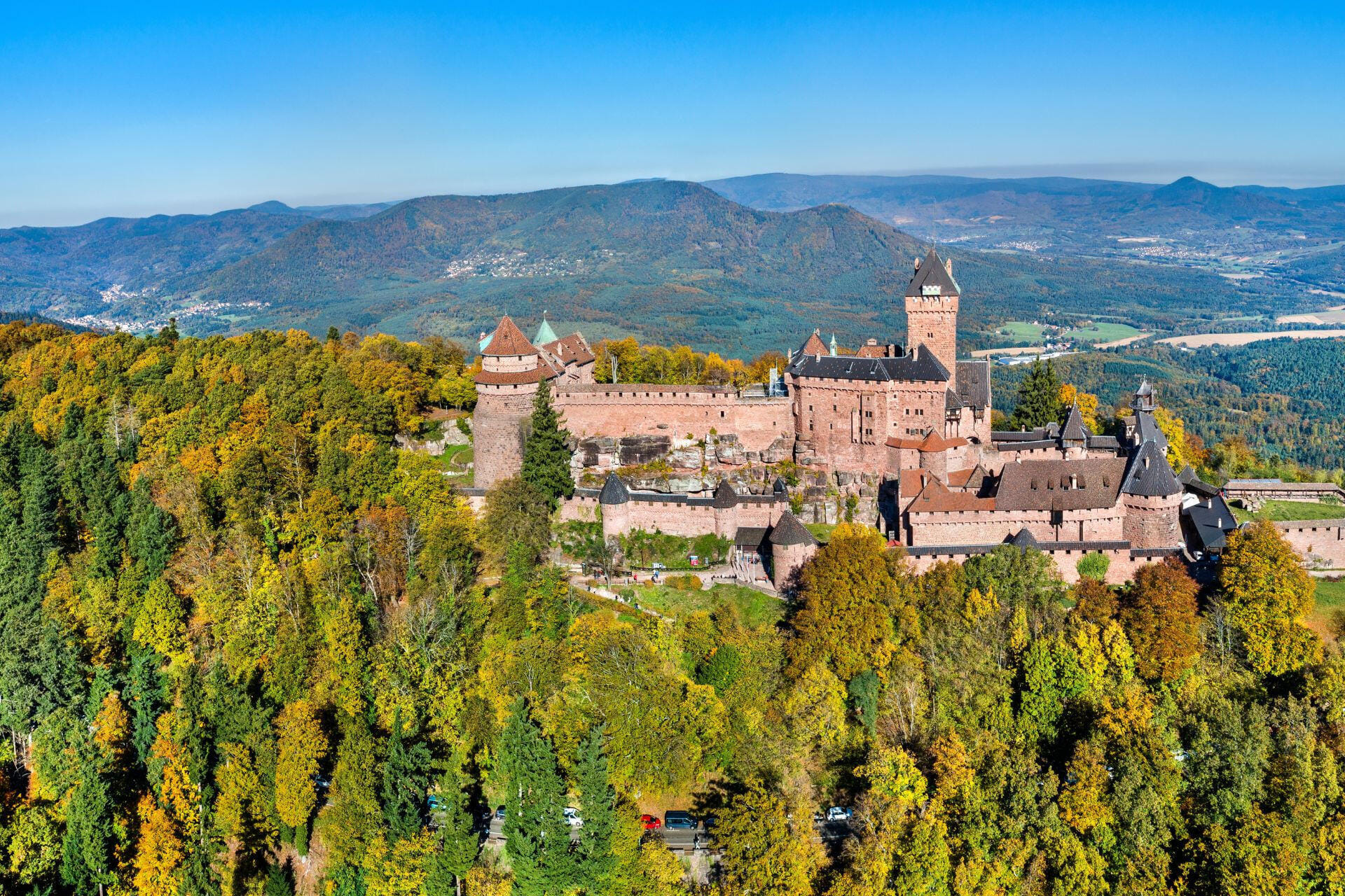 Vue aérienne de COLMAR