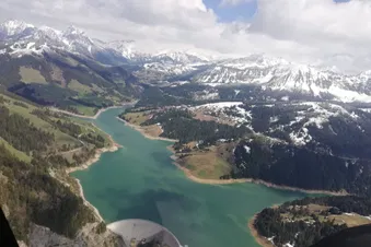 Préalpes vaudoises/fribourgeoises en hélico depuis Lausanne