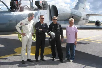 Vol avec un "Hibou"(Aéronavale) sur un L39 Albatros