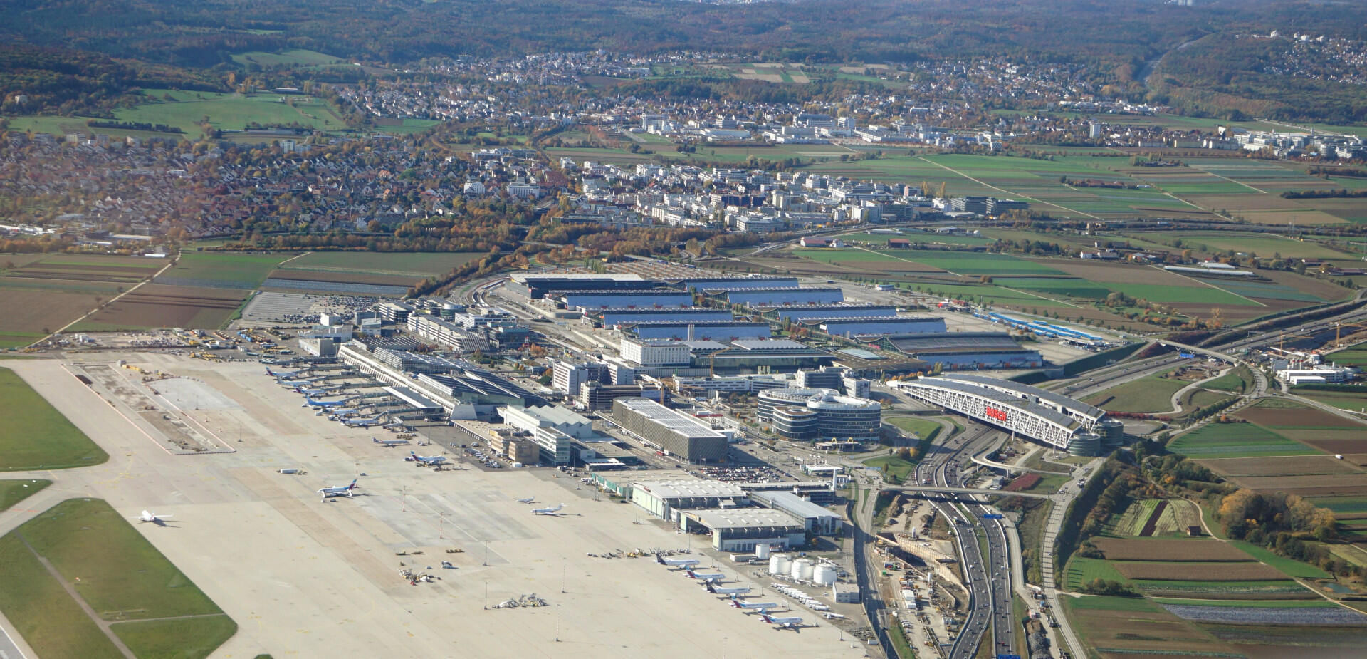 Stuttgarter Flughafen und Messe