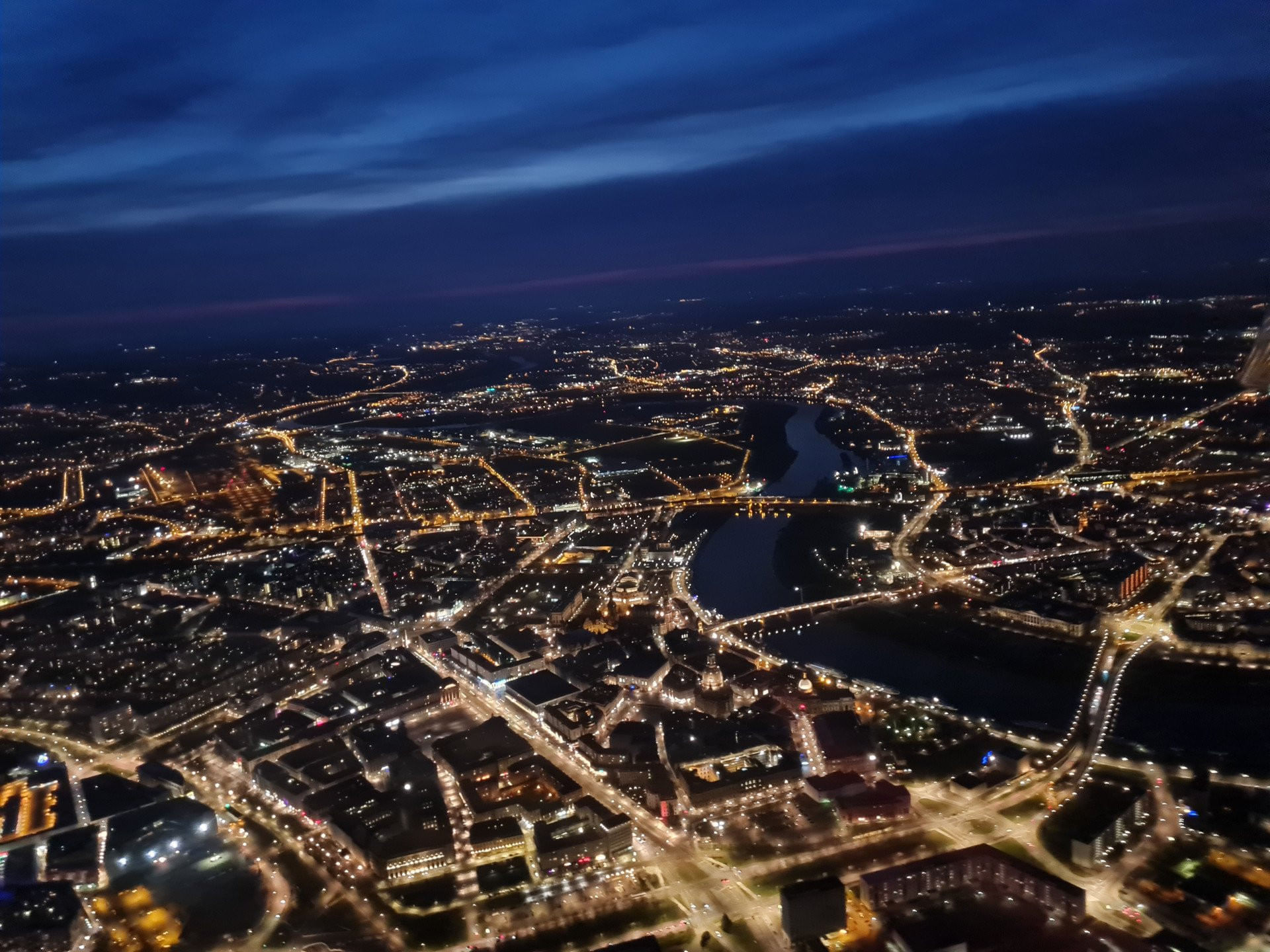 Ggw leider nur optional möglich: Nachtflug nach Dresden