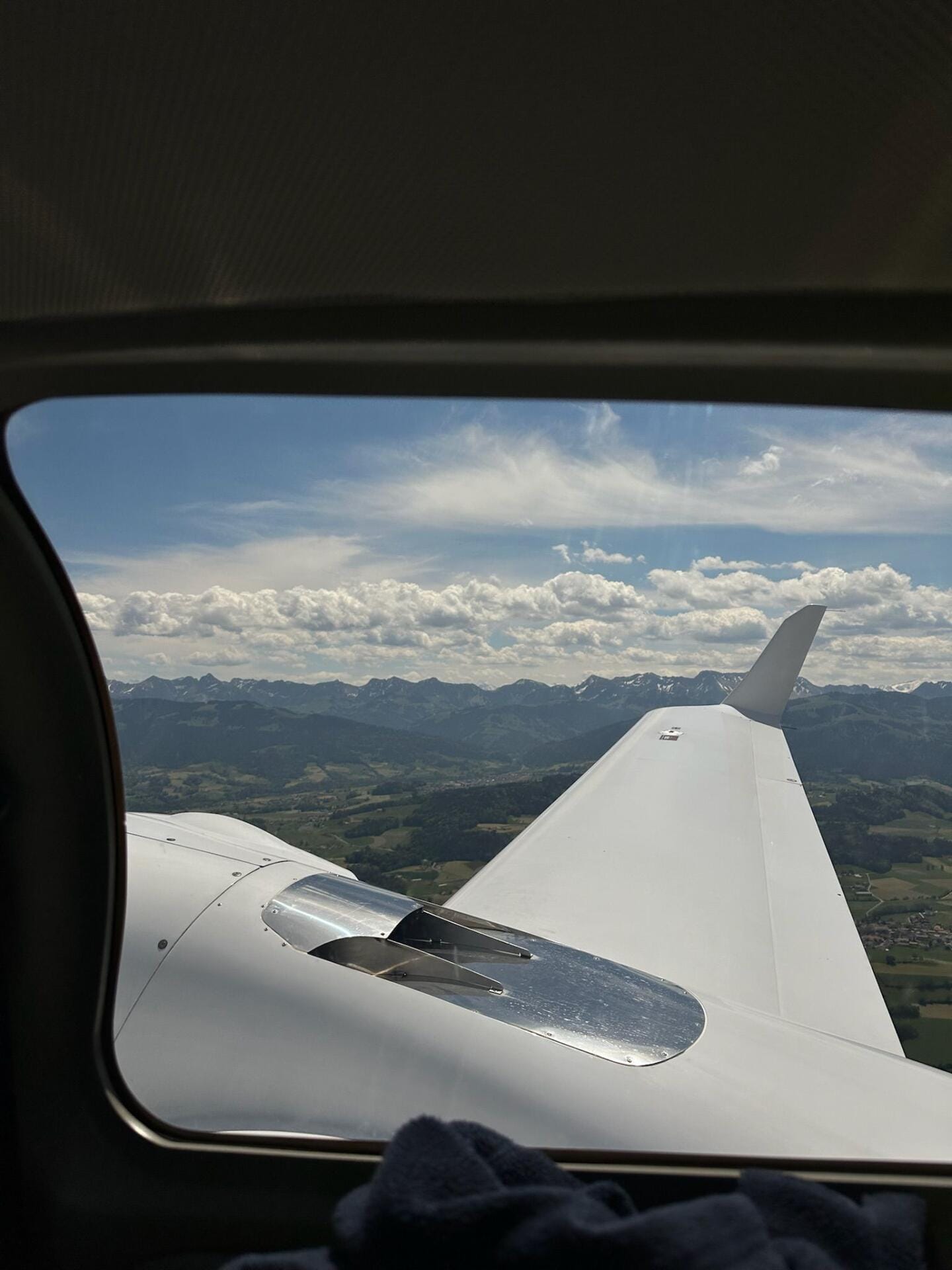 Aussicht auf die Alpen