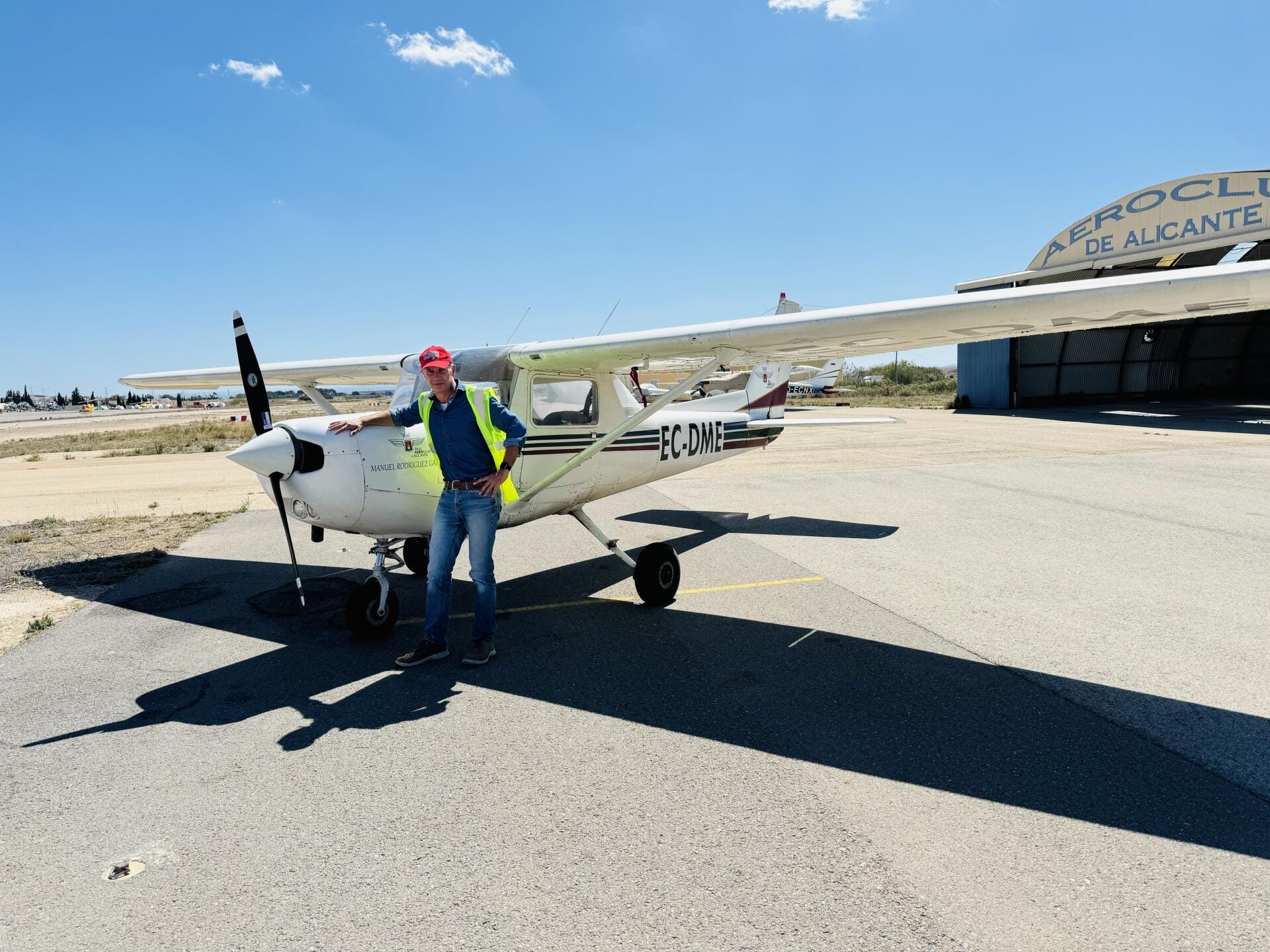 Me with the Cessna 152 EC-DEM