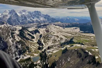 Rundflug ins Alpenpanorama