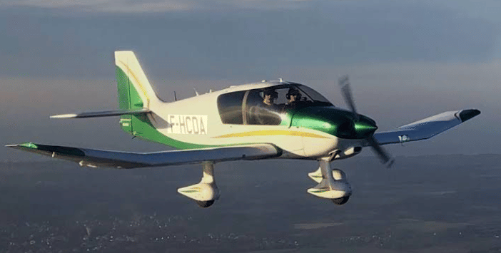 Vue exterieure en vol