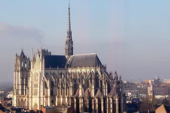 Baie de Somme et Falaises d'Étretat depuis Cambrai