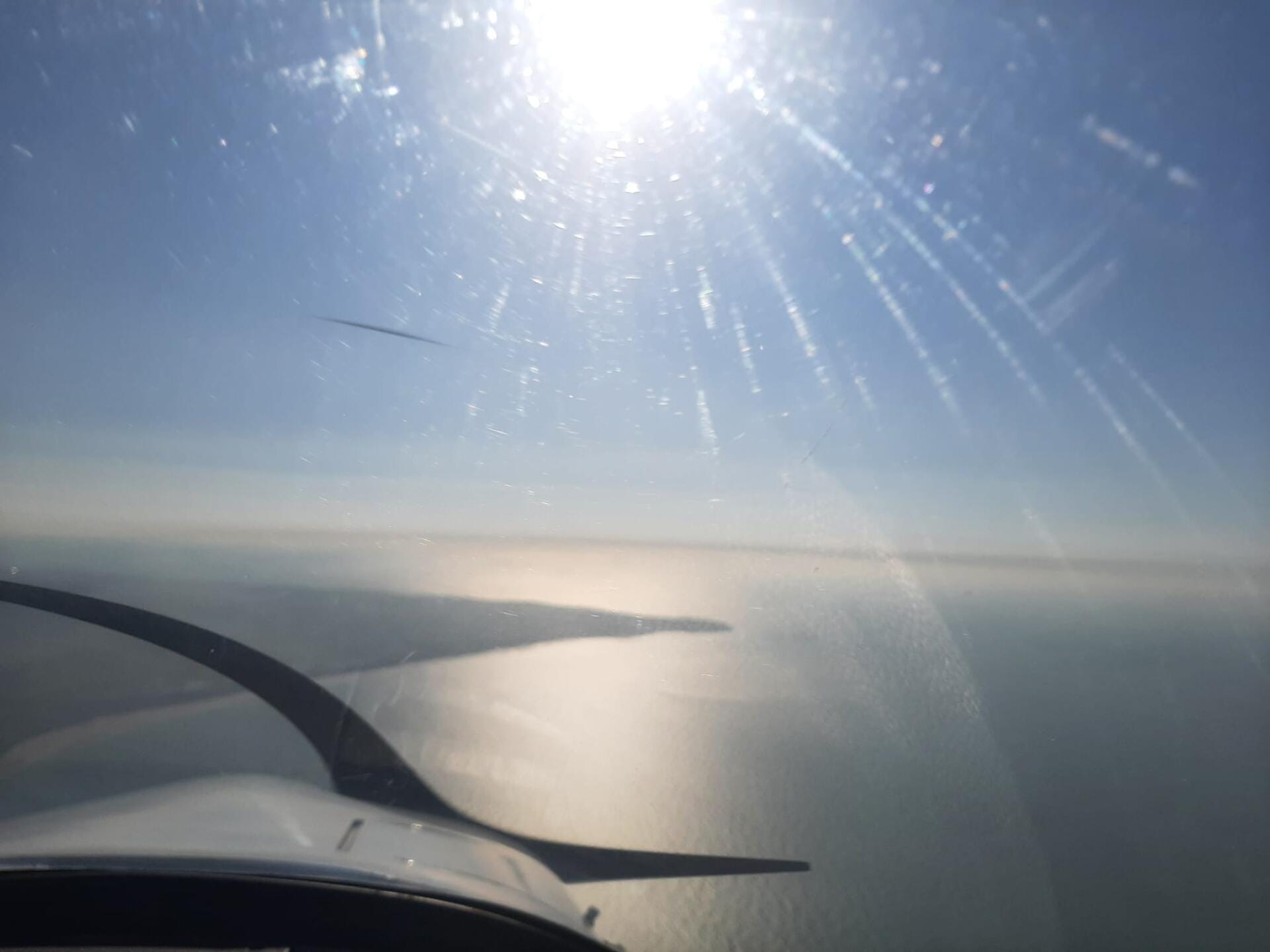 Opal coast from above
