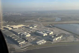 Rundflug über Hamburg