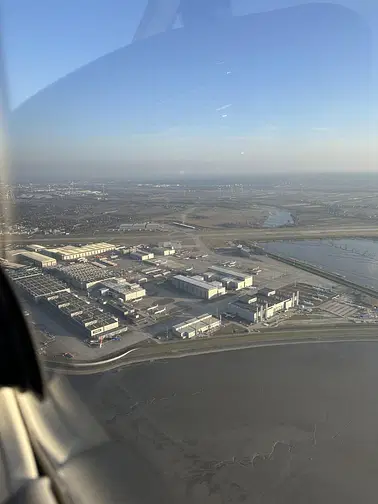 Rundflug über Hamburg