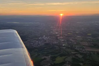 Vol de nuit autour de Valence