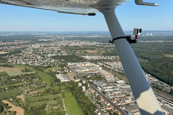 Rundflug über Rhein-Main und Rheinhessen
