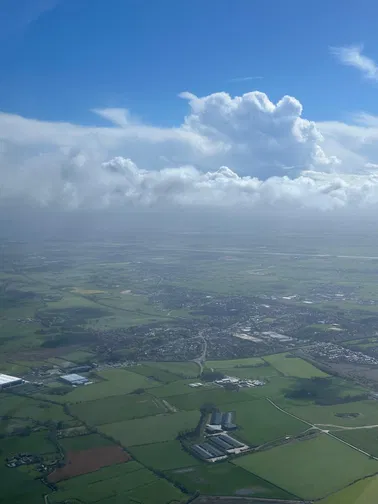 Short flight around Blackpool