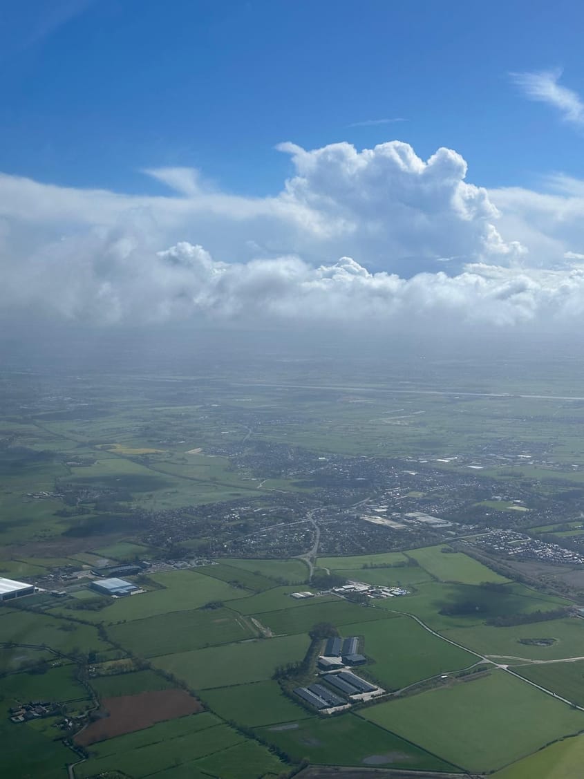 Short flight around Blackpool