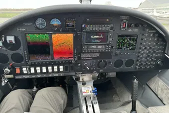 modernes Cockpit