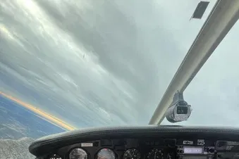 La sainte victoire de Cézanne, d’en haut.
