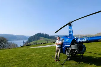 Lake Vyrnwy Helipad Summer