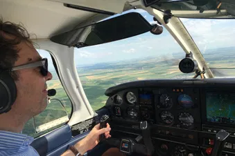 Vue aérienne de la Picardie