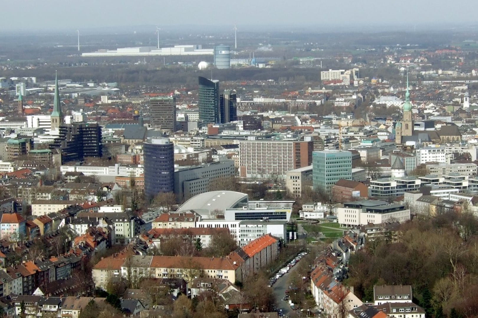 Rundflug über den Flughafen Dortmund und Dortmund City