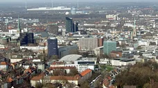 Rundflug über den Flughafen Dortmund und Dortmund City