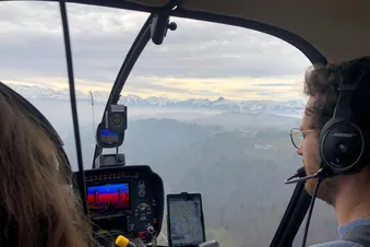 Eiger-Mönch-Jungfrau-Flug