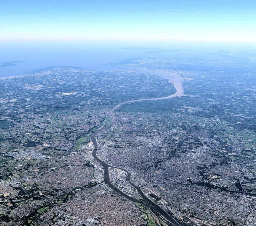 Balade autour de Nantes en avion