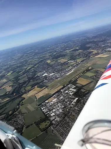 Cockpit-Rundflug Fränkische Schweiz / Wiesenttal