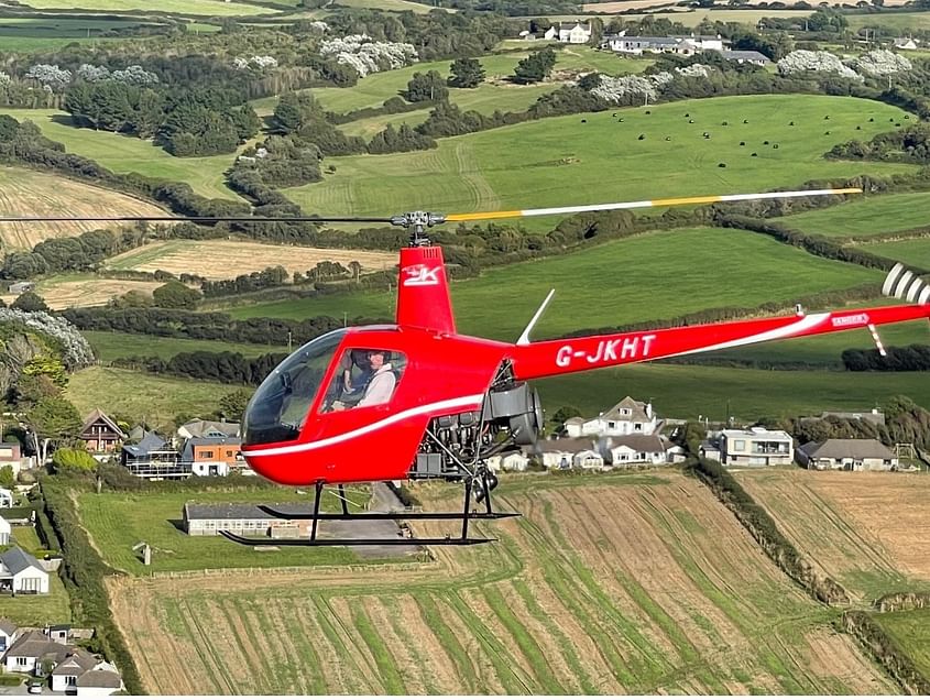 Flight over the beautiful forest of Deane and river Severn