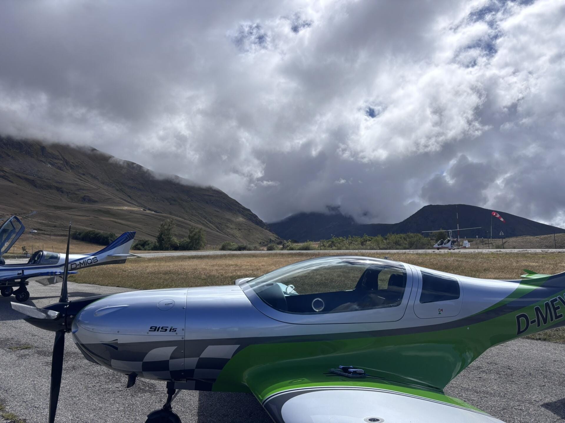 Auf einem Alitport in Frankreich