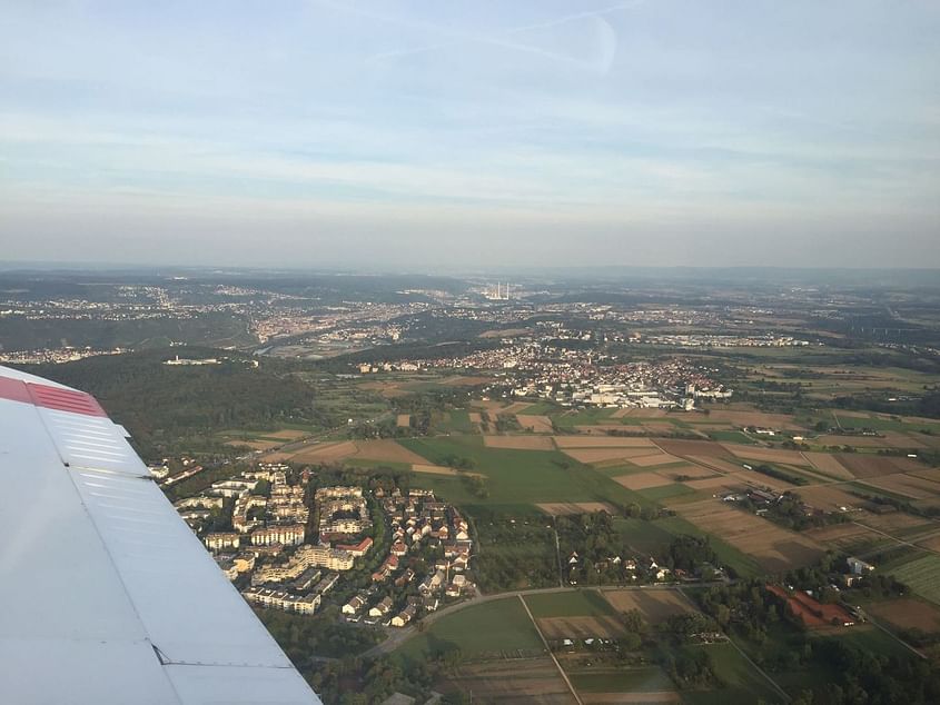 Flug vom Müritz Airpark (Rechlin-Lärz) nach Dinslaken