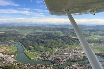 Rheinfall-Panorama: Atemberaubender Rundflug (2 Pax, CHF)