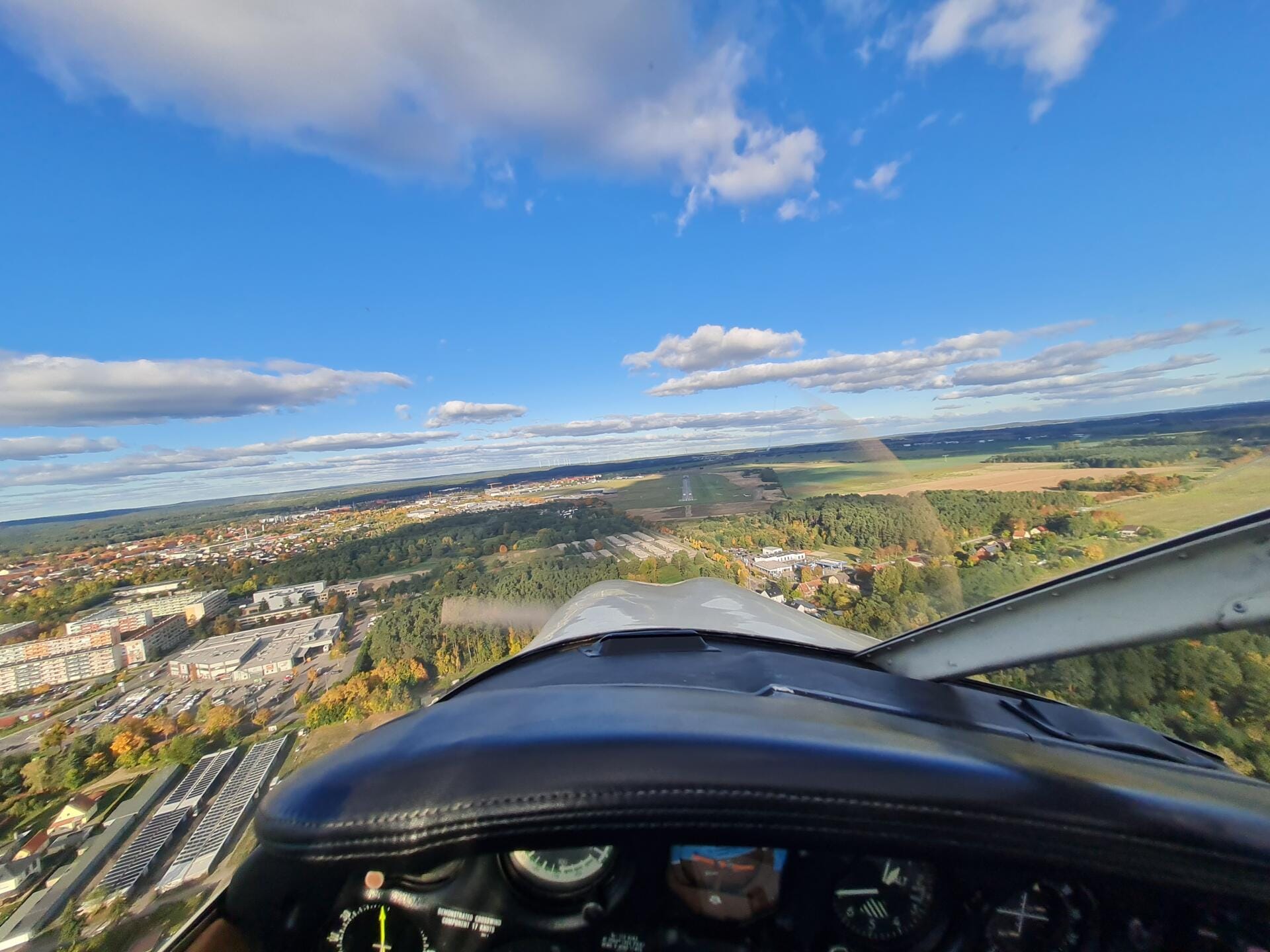 Ein "kleiner" Rundflug über das Oderbruch, entlang der ODER