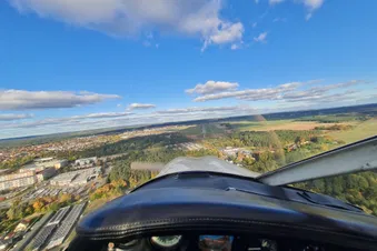 Ein "kleiner" Rundflug über das Oderbruch, entlang der ODER
