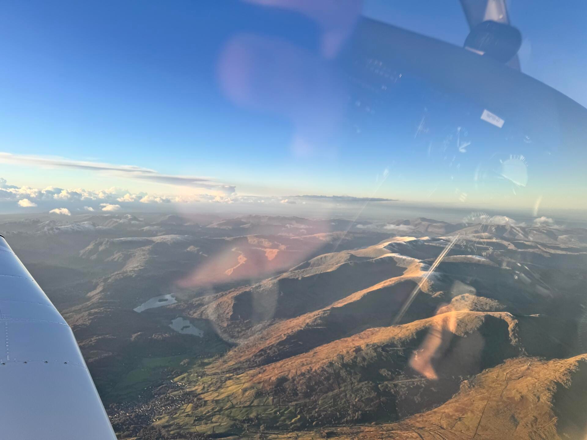 Sightseeing over the Lake District