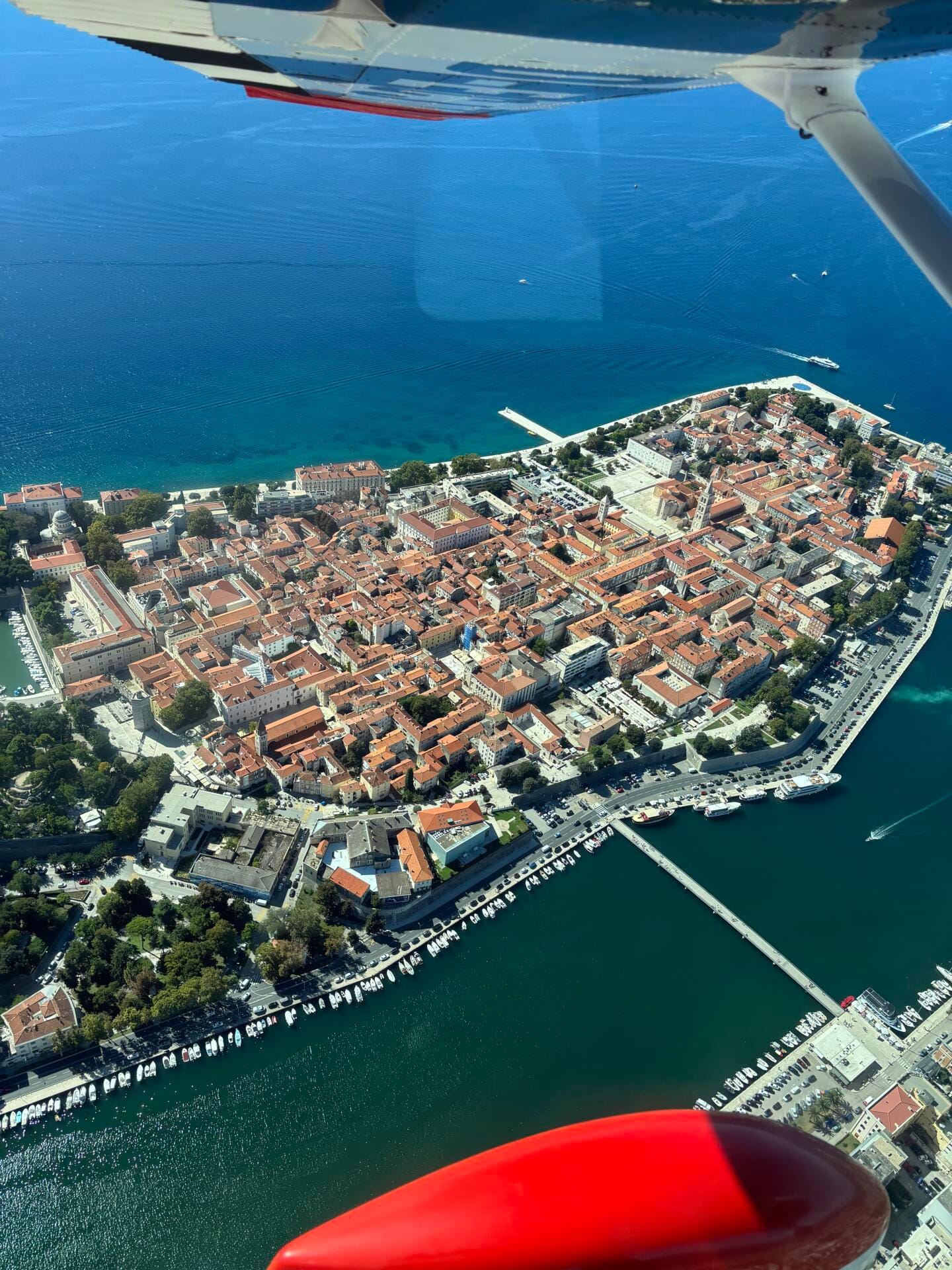 Zadar aus der Luft