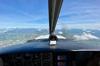 So ist dein Blick aus dem Cockpit