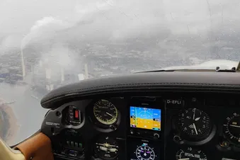 Einflug in die Kontrollzone Mannheim