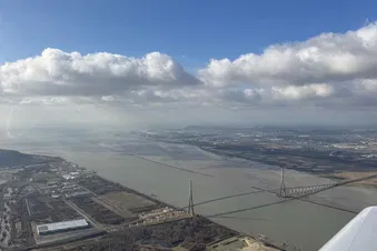 Survol du Havre, Étretat, Deauville