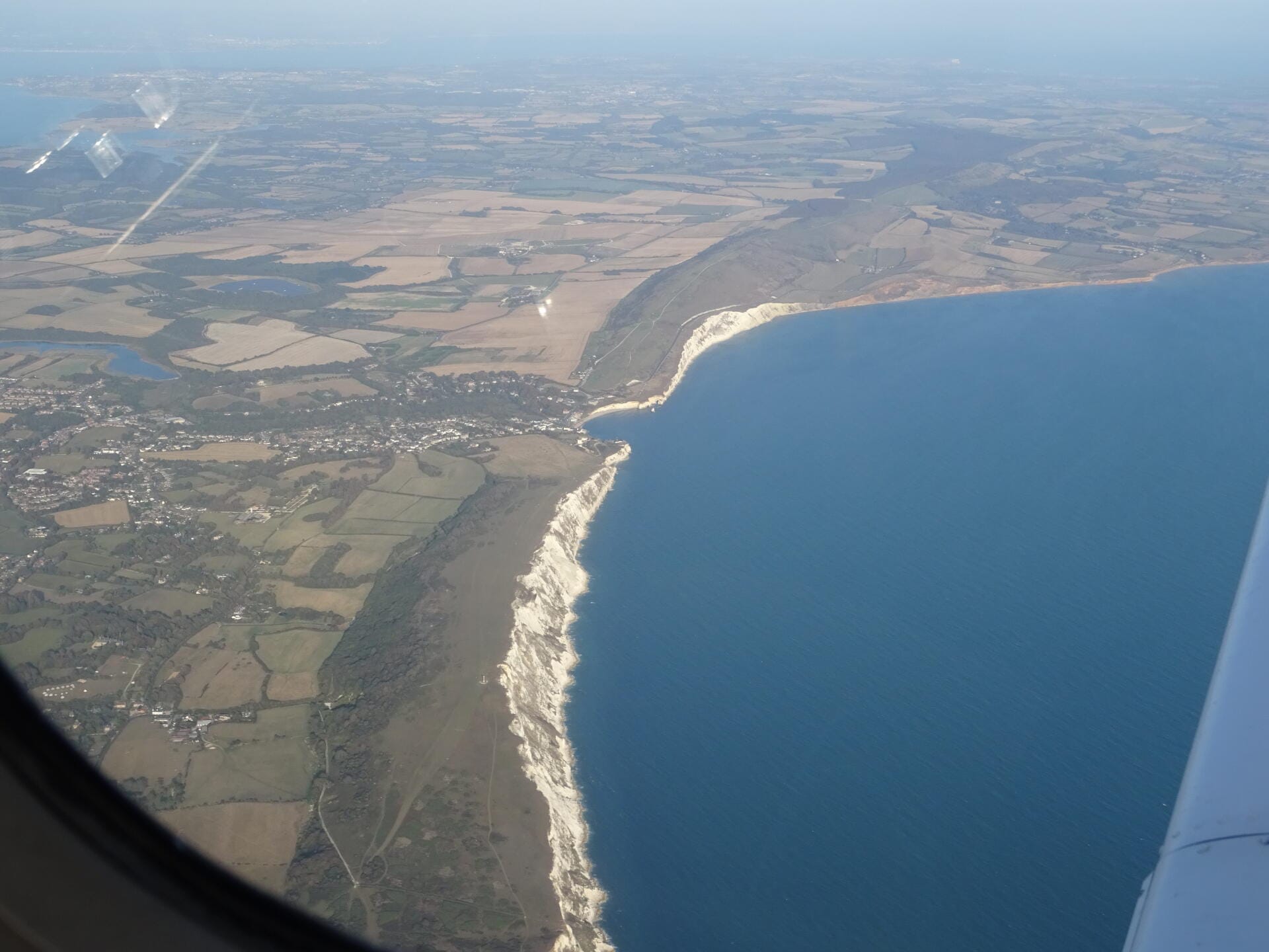 Sightseeing over Isle of Wight
