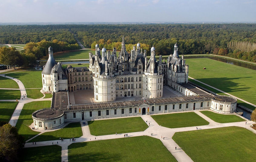 Les plus beaux châteaux de la Loire vus du ciel