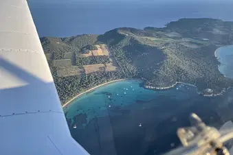 Survol du Golfe de Saint-Tropez, Pampelonne, Porquerolles