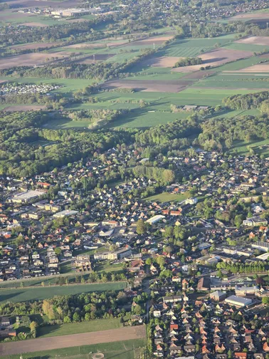 Landkreis Rotenburg Wümme von oben