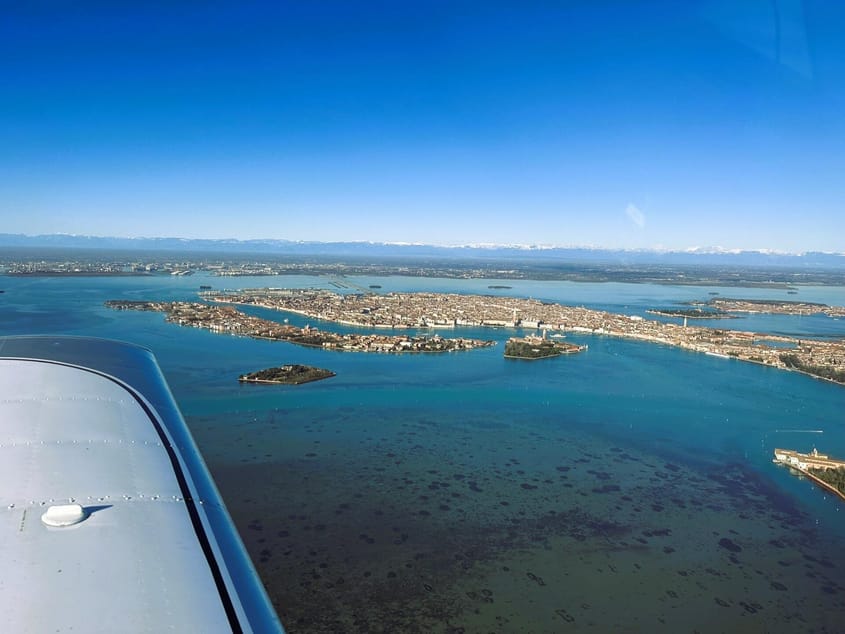 Scenic Flight over Veneto and Venice Lagoon