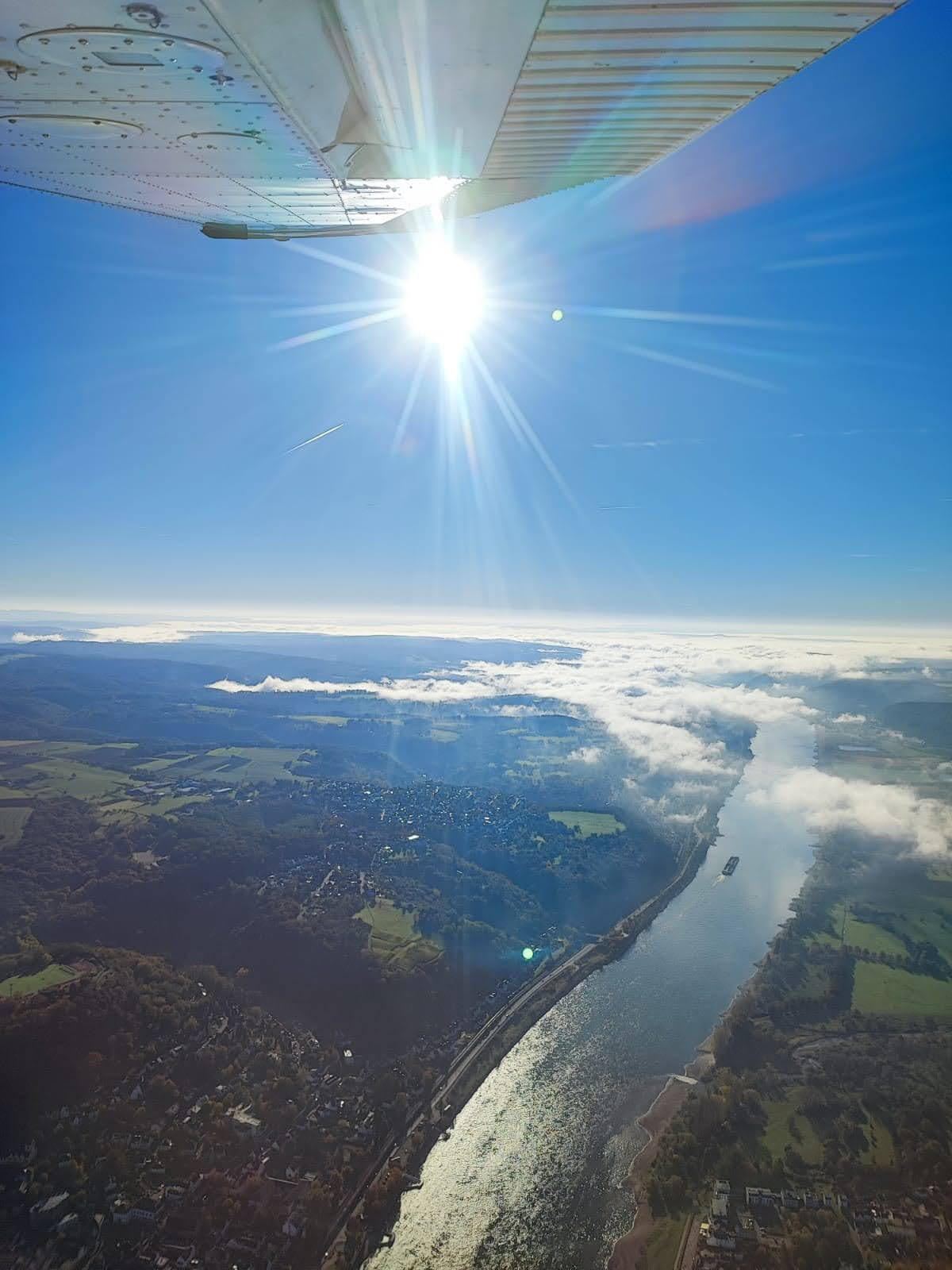 Rundflug über das Bergische Land