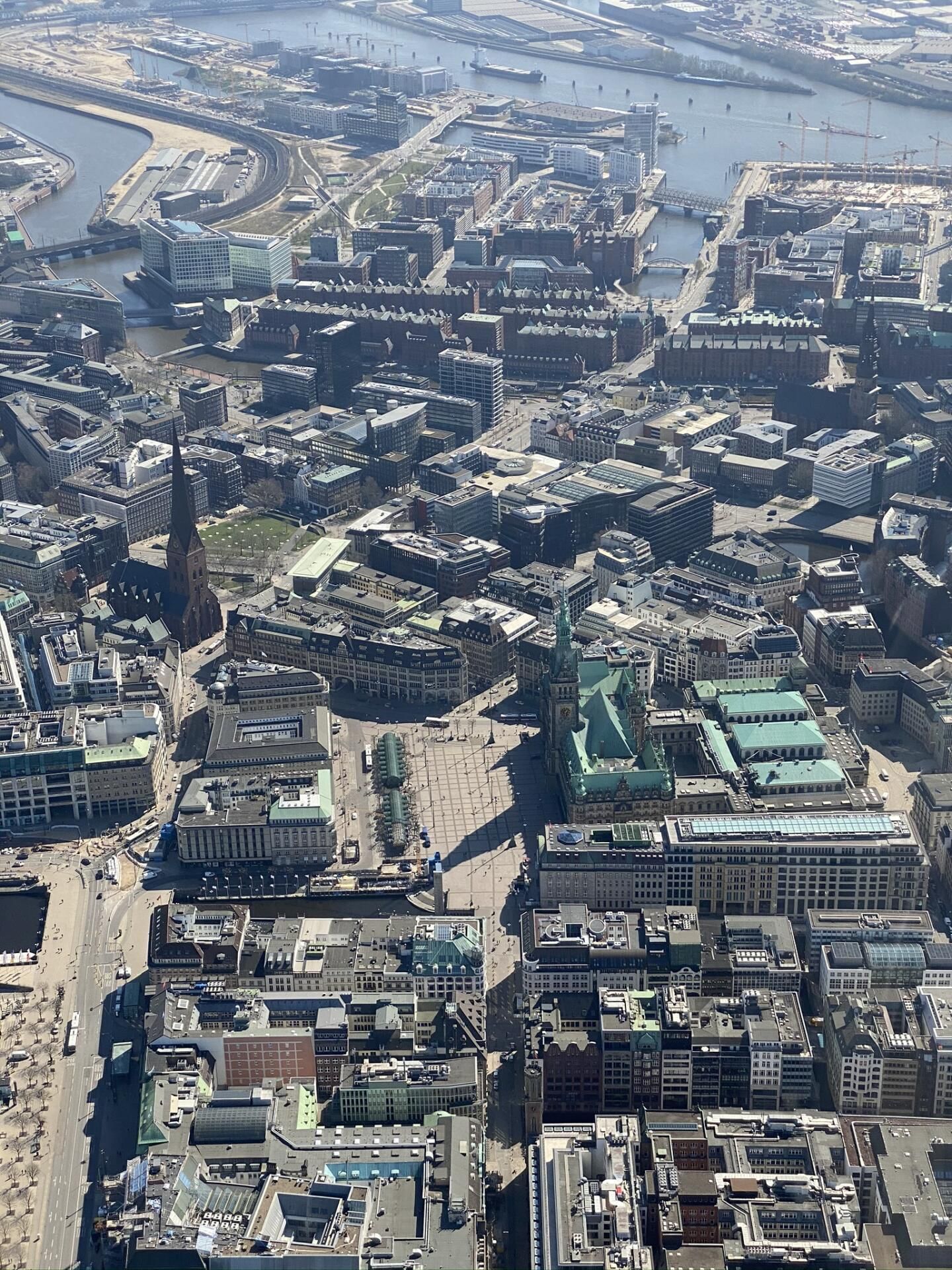 Hamburg aus der Luft